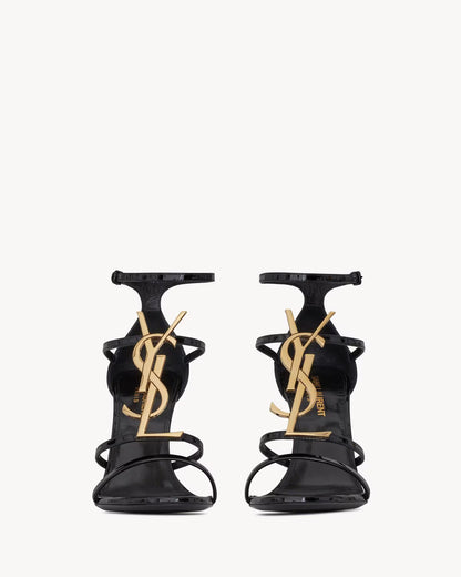 High Quality Cassandra sandals in patent leather 10CM With Box