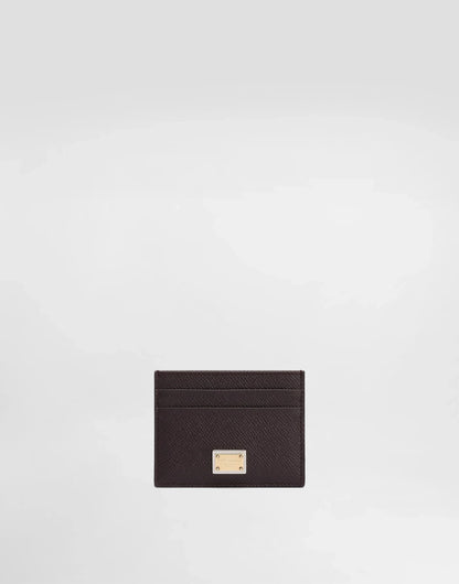 DG Dauphine calfskin card holder With Box