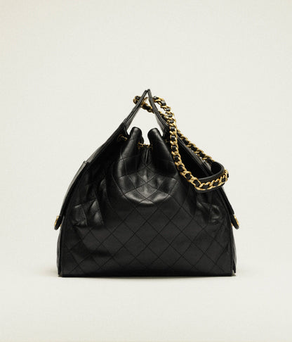 Medium 25 Hobo Bag Gold Tone Metal