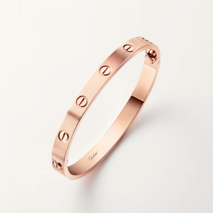 LOVE bracelet, classic model, brushed