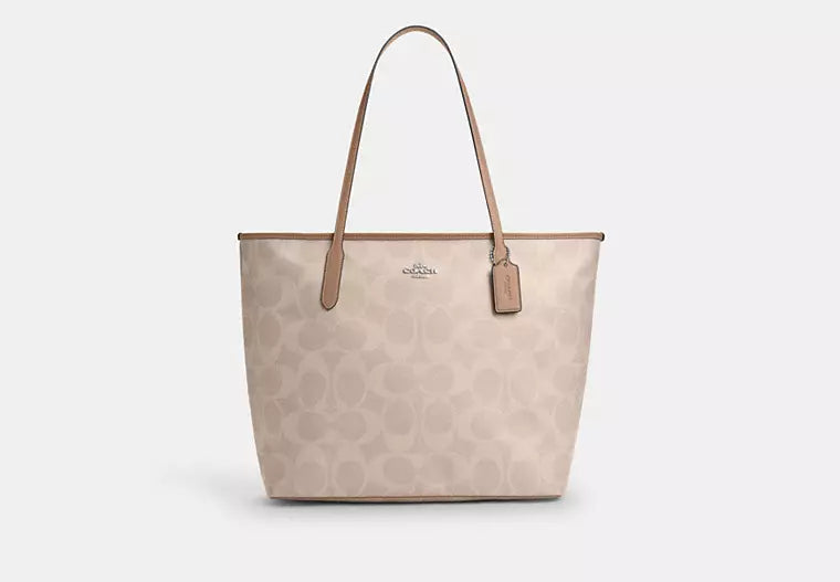 Large City Tote Bag In Maxi Signature Canvas