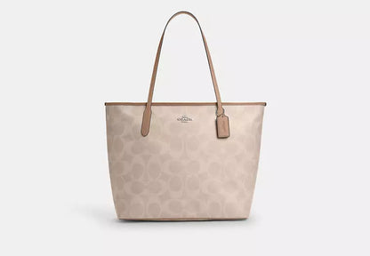 Large City Tote Bag In Maxi Signature Canvas