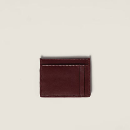 Miu Matelasse Nappa Card Holder