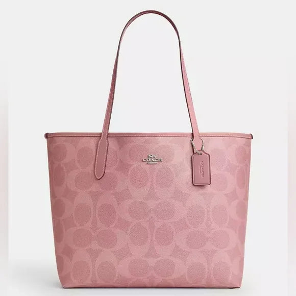 Large City Tote Bag In Maxi Signature Canvas